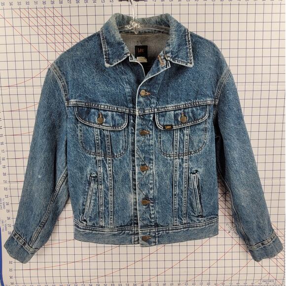 Retro Hard Rock Cafe Honolulu Denim Jacket 6 Button Lee Jean Jacket Streetwear - Picture 3 of 14